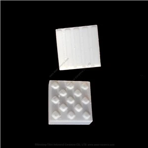 Sekeping Lapik Segiempat Seramik Alumina